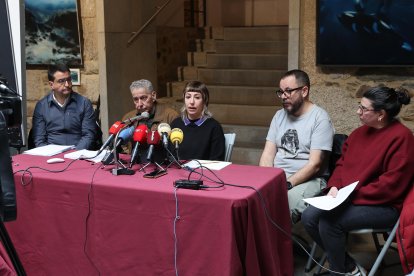 Javier García Bueso, Ramón Pita Girón, Laura Martínez, Alejandro Rodríguez y Laura González.