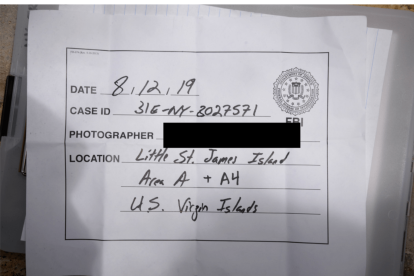 Las fotos desclasificadas del caso Epstein.