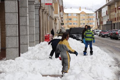 Nieve en Riaño.