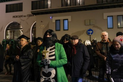 Entierro de la Sardina 2026 en León.