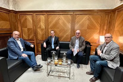 Gerardo Álvarez Coure, Ricardo Fernández, Fernado de la Riva y Francisco Javier Álvarez.