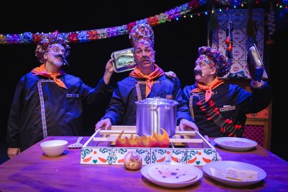 Una escena de la obra de teatro.