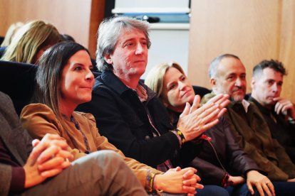 Un momento de la celebración del mitin en Bembibre