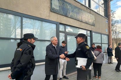 El Delegado del Gobierno agradece la labor a las Fuerzas y Cuerpos de Seguridad del Estado.