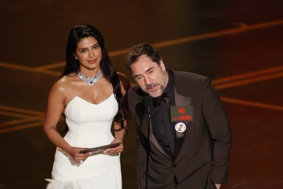 Javier Bardem participó en la gala de los Oscar.