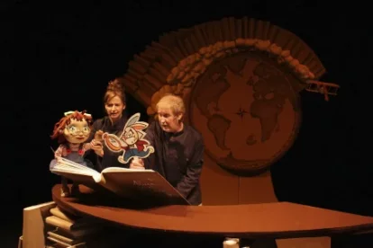 Una escena de Biblioteca Imaginaria.