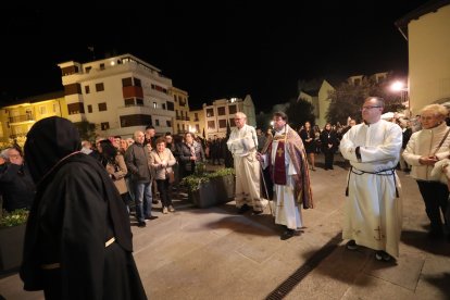 La procesión de Nuestra Señora de los Dolores en Ponferrada.