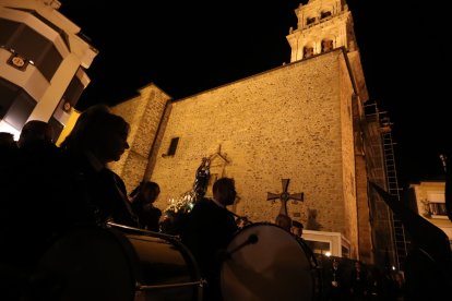 La procesión de Nuestra Señora de los Dolores en Ponferrada.