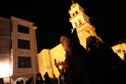 La procesión de Nuestra Señora de los Dolores en Ponferrada.