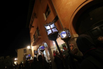 La procesión de Nuestra Señora de los Dolores en Ponferrada.