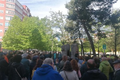 La ruta se inició frente al monumento Hálito Durruti, en Santa Ana