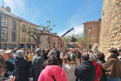 En el Arco de la Cárcel, donde estaba la antigua prisión provincial.