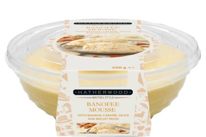 El mousse banoffee de Lidl se presenta en formato homogéneo, listo para consumir y con un perfil cremoso