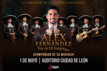 Cartel del concierto de Álex Fernández.