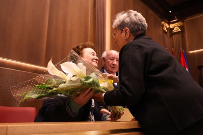 Homenaje a las Bodas de Oro y Diamante de León