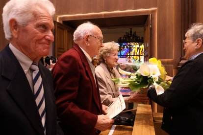 Homenaje a las Bodas de Oro y Diamante de León