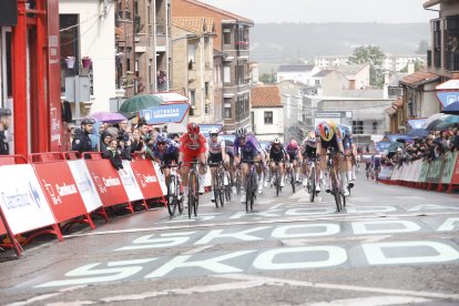 Astorga, gran protagonista de la Vuelta a España Femenina.
