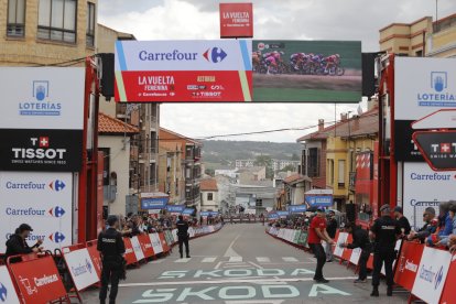 Astorga, gran protagonista de la Vuelta a España Femenina.