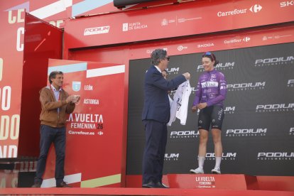 Astorga, gran protagonista de la Vuelta a España Femenina.