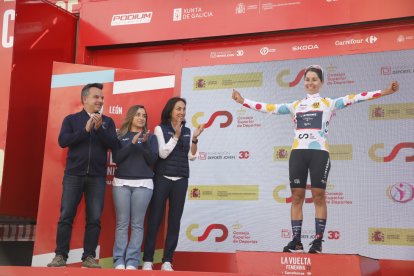 Astorga, gran protagonista de la Vuelta a España Femenina.
