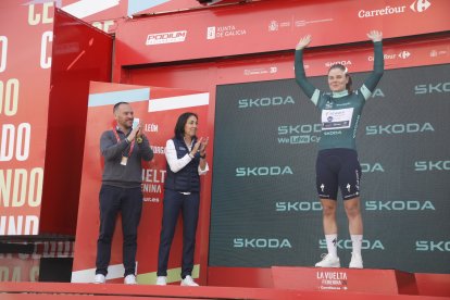 Astorga, gran protagonista de la Vuelta a España Femenina.