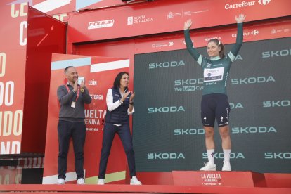 Astorga, gran protagonista de la Vuelta a España Femenina.