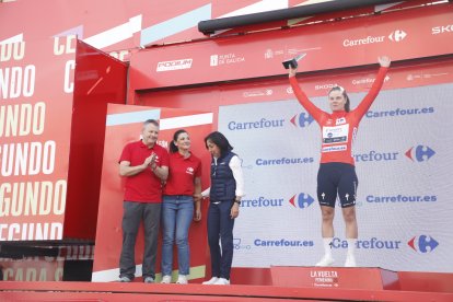 Astorga, gran protagonista de la Vuelta a España Femenina.
