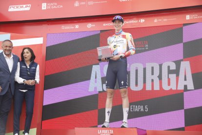 Astorga, gran protagonista de la Vuelta a España Femenina.