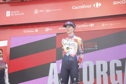 Astorga, gran protagonista de la Vuelta a España Femenina.