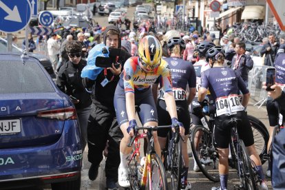 Astorga, gran protagonista de la Vuelta a España Femenina.