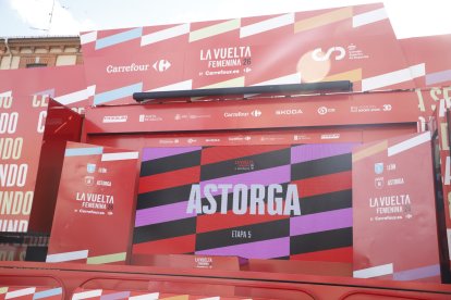 Astorga, gran protagonista de la Vuelta a España Femenina.