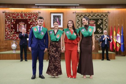 Graduación de Ciencias del Trabajo de la Universidad de León.