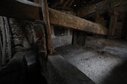 Antiguo lagar de la casa de los Corral Álvarez de Cubillos del Sil.