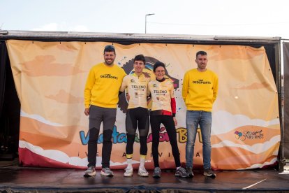 Líderes masculino y femenino de la Vuelta.