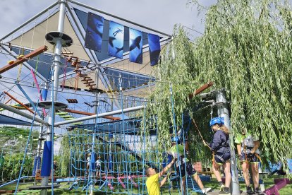 El parque de aventura recibe la visita de los colegios