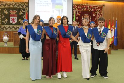 La Universidad de León celebra la graduación de Ciencias Biológicas y Ambientales.