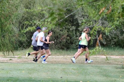 Participantes corriendo