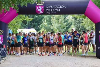 Participantes corriendo