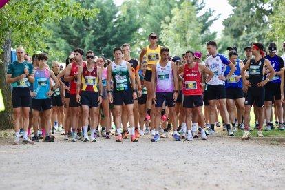 Participantes corriendo
