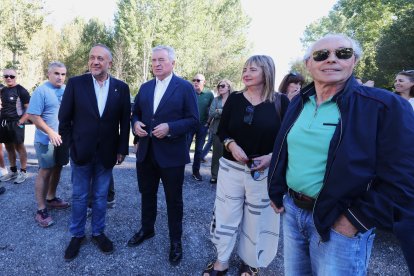 Inaguración del espacio de escultura monumental al aire libre de Carracedelo