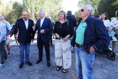 Inaguración del espacio de escultura monumental al aire libre de Carracedelo