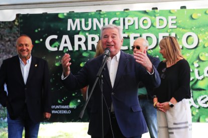 Inaguración del espacio de escultura monumental al aire libre de Carracedelo