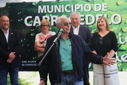 Inaguración del espacio de escultura monumental al aire libre de Carracedelo