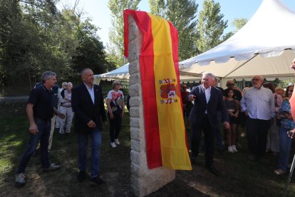 Inaguración del espacio de escultura monumental al aire libre de Carracedelo