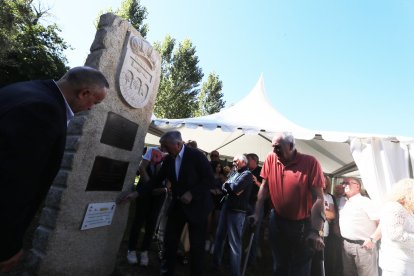 Inaguración del espacio de escultura monumental al aire libre de Carracedelo