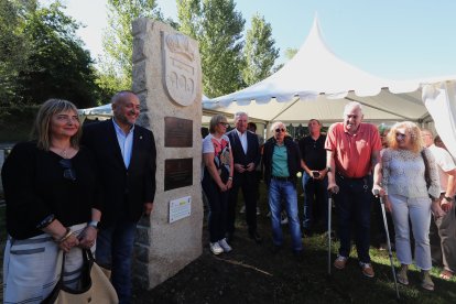Inaguración del espacio de escultura monumental al aire libre de Carracedelo