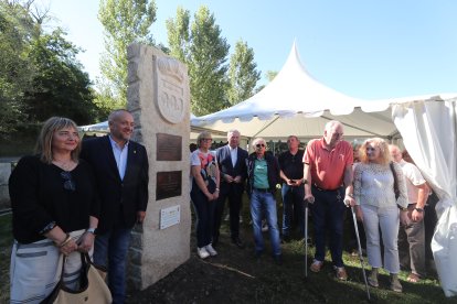 Inaguración del espacio de escultura monumental al aire libre de Carracedelo