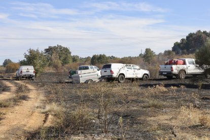 Incendio en Santovenia de la Valdoncina