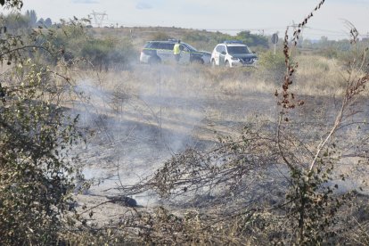 Incendio en Santovenia de la Valdoncina
