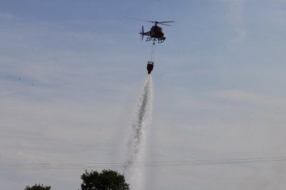 Incendio en Santovenia de la Valdoncina